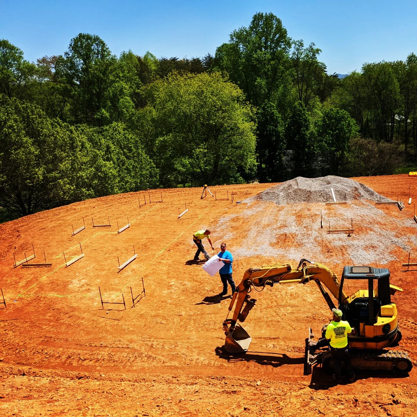 Footers and foundation work